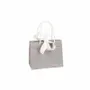Gifts - Matte grey paper bags, white ribbon, 16 x 8 x H 12cm, 145g (x10) - LAVAL 1878
