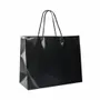 Cadeaux - Sacs papier brillant noir 32,7 x 13,6 x H 26,4cm, 190g (x10) - LAVAL 1878