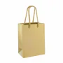 Gifts - Gold shiny paper bags 11.4 x 6.4 x H 14.6cm, 190g (x25) - LAVAL 1878