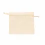 Gifts - 100% cotton drawstring bags with beige cotton cords, 11 x 10cm (x5) - LAVAL 1878