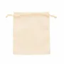Cadeaux - Bourses 100% coton avec cordelettes coton beige 12 x 14cm (x5) - LAVAL 1878