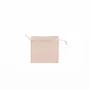 Cadeaux - Bourses 100% coton avec rubans satin rose clair 7 x 7cm (x5) - LAVAL 1878