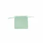 Gifts - 100% cotton purses with sage green satin ribbons, 7 x 7cm (x5) - LAVAL 1878