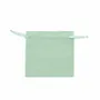 Cadeaux - Bourses 100% coton avec rubans satin vert sauge 11 x 10cm (x5) - LAVAL 1878