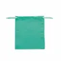 Cadeaux - Bourses 100% coton avec rubans satin bleu canard 12 x 14cm (x5) - LAVAL 1878