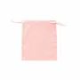 Gifts - Cotton pouches with old rose satin ribbon, 12 x 14cm (x5) - LAVAL 1878