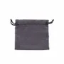 Gifts - Linen drawstring bags with anthracite grey cotton cords, 11 x 10cm (x5) - LAVAL 1878