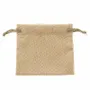 Gifts - Linen drawstring bags with light khaki cotton cords, 11 x 10cm (x5) - LAVAL 1878