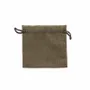 Gifts - Linen drawstring bags with dark khaki cotton cords, 11 x 10cm (x5) - LAVAL 1878
