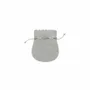 Gifts - Suede-like cotton and viscose pouches, grey - 8 x 6.5cm (x5) - LAVAL 1878
