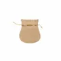 Gifts - Cotton and viscose suede pouches, chamois color - 9.5 x 8cm (x5) - LAVAL 1878