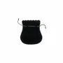 Gifts - Suede-like cotton and viscose pouches, black - 9.5 x 8cm (x5) - LAVAL 1878