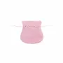 Gifts - Cotton and viscose suede pouches, pink - 9.5 x 8cm (x5) - LAVAL 1878