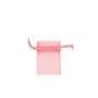Gifts - Light pink synthetic organdy voile purses, 7 x 7cm (x10) - LAVAL 1878