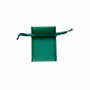 Gifts - Synthetic organdy voile purses, fir green, 7 x 7cm (x10) - LAVAL 1878