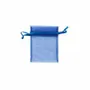 Gifts - Midnight blue synthetic organdy voile purses, 7 x 7cm (x10) - LAVAL 1878