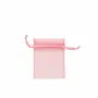 Cadeaux - Bourses voile organdi synthétique rose clair, 9 x 9cm (x10) - LAVAL 1878