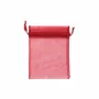 Gifts - Garnet red synthetic organdy voile purses, 9 x 9cm (x10) - LAVAL 1878