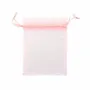 Gifts - Synthetic organdy voile purses in old rose, 12 x 13cm (x10) - LAVAL 1878
