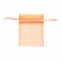 Gifts - Terracotta synthetic organdy voile purses, 9 x 9cm (x10) - LAVAL 1878