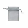 Gifts - Silver synthetic organdy voile purses, 12 x 13cm (x10) - LAVAL 1878
