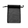 Gifts - Black synthetic organdy voile purses, 15 x 17cm (x10) - LAVAL 1878