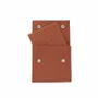 Gifts - Terracotta microfiber pouches for jewelry cards/snap closure - LAVAL 1878