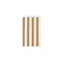 Gifts - Matte gift bags with cream/taupe stripes, 12 x 4.5 x 20cm, 70g (x250) - LAVAL 1878