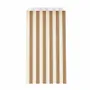 Gifts - Matte gift bags with cream/taupe stripes, 18 x 6 x 35cm, 70g (x250) - LAVAL 1878