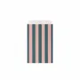 Gifts - Matte gift bags with teal/old rose stripes - LAVAL 1878