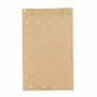 Gifts - Recycled kraft gift bags with metallic gold polka dots/triangles, 70g - LAVAL 1878