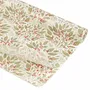 Gifts - Cream-colored tissue paper with holly branch patterns (x25) - LAVAL 1878
