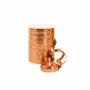 Gifts - Brilliant mirror-like ribbed ribbon in bronze color - 250m - LAVAL 1878