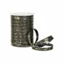 Gifts - Black ribbon with gold swirl print - 250m - LAVAL 1878