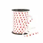 Gifts - White ribbon with red heart patterns - 225m - LAVAL 1878