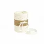 Gifts - White synthetic raffia ribbon - 200m - LAVAL 1878