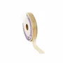 Gifts - Shiny gold synthetic organza ribbon - 50m - LAVAL 1878