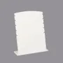 Gifts - NOMADE display stand, matte white plexiglass, for 5 chains/bracelets, 20 x H 27cm - LAVAL 1878