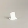 Gifts - NOMADIC display stand for 1 pair of earrings, matte white plexiglass 2.5 x H 3cm - LAVAL 1878
