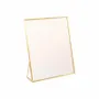 Gifts - Glass and gilt brass mirror, H 25.5cm - LAVAL 1878