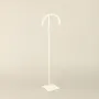 Gifts - Round matte white metal display stand for necklaces/long necklaces - H 43cm - LAVAL 1878