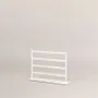 Gifts - Display stand for 24 pairs of earrings, matte white metal, H 11cm - LAVAL 1878