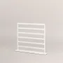 Cadeaux - Présentoir 42 paires boucles d'oreilles métal blanc mat H 17cm - LAVAL 1878