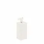 Gifts - Square ring display stand in matte white metal, with a 6cm high ball joint support - LAVAL 1878
