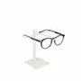 Cadeaux - Présentoir pour 1 paire de lunettes en métal blanc H 15 cm - LAVAL 1878