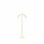 Gifts - Matte gold metal necklace/chain display stand, cream concrete base, H 31cm - LAVAL 1878