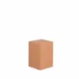 Cadeaux - Volume de présentation bois (MDF) peint terracotta 10 x 10 x H 15cm - LAVAL 1878