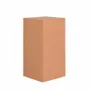 Gifts - Terracotta painted MDF display case, 15 x 15 x H 30cm - LAVAL 1878