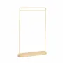 Gifts - Display stand for chains/necklaces in matte gold-tone metal, oak wood base, H 51cm - LAVAL 1878