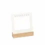 Cadeaux - Présentoir 4 paires de boucles d'oreilles MDF blanc/support bois chêne - LAVAL 1878